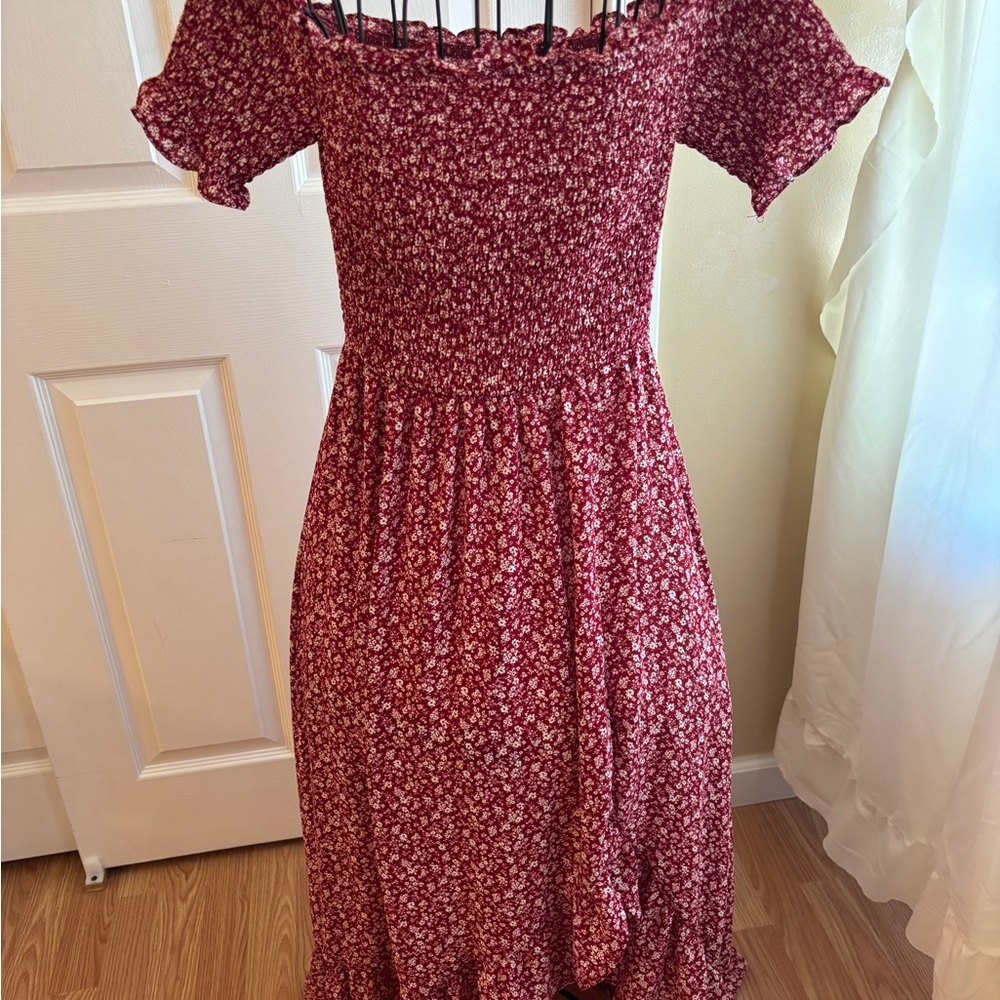 Flirty Boho Midi Dress by Francesca’s
